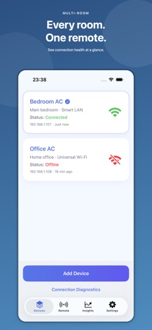 AC Remote Free iPhone screenshot