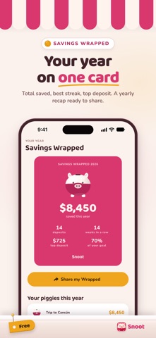 Savings Challenge: Snoot iPhone screenshot