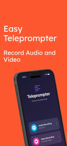 Easy Teleprompter and Record screenshot