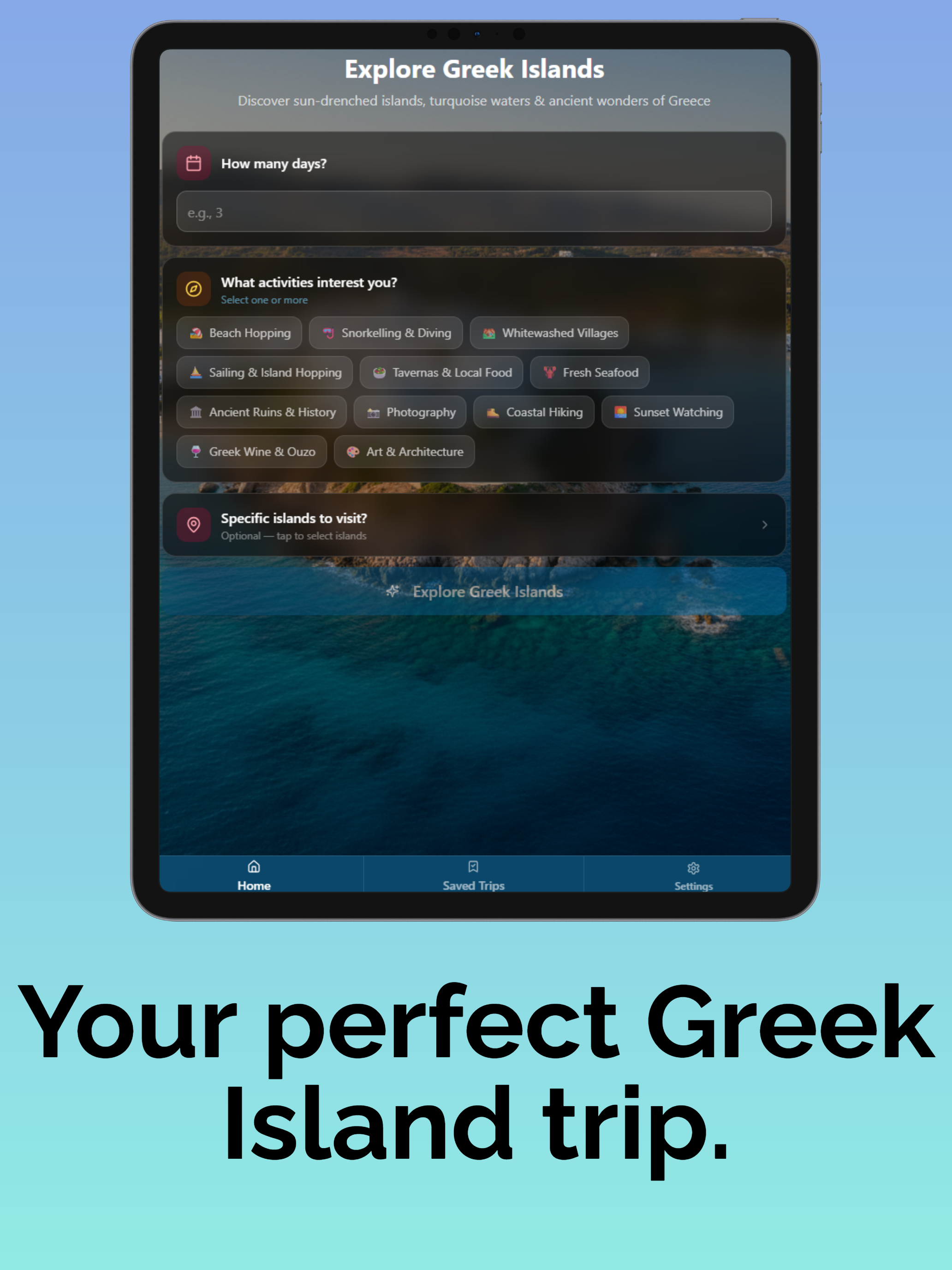 Greek Island Guide - Trip Plan screenshot 9