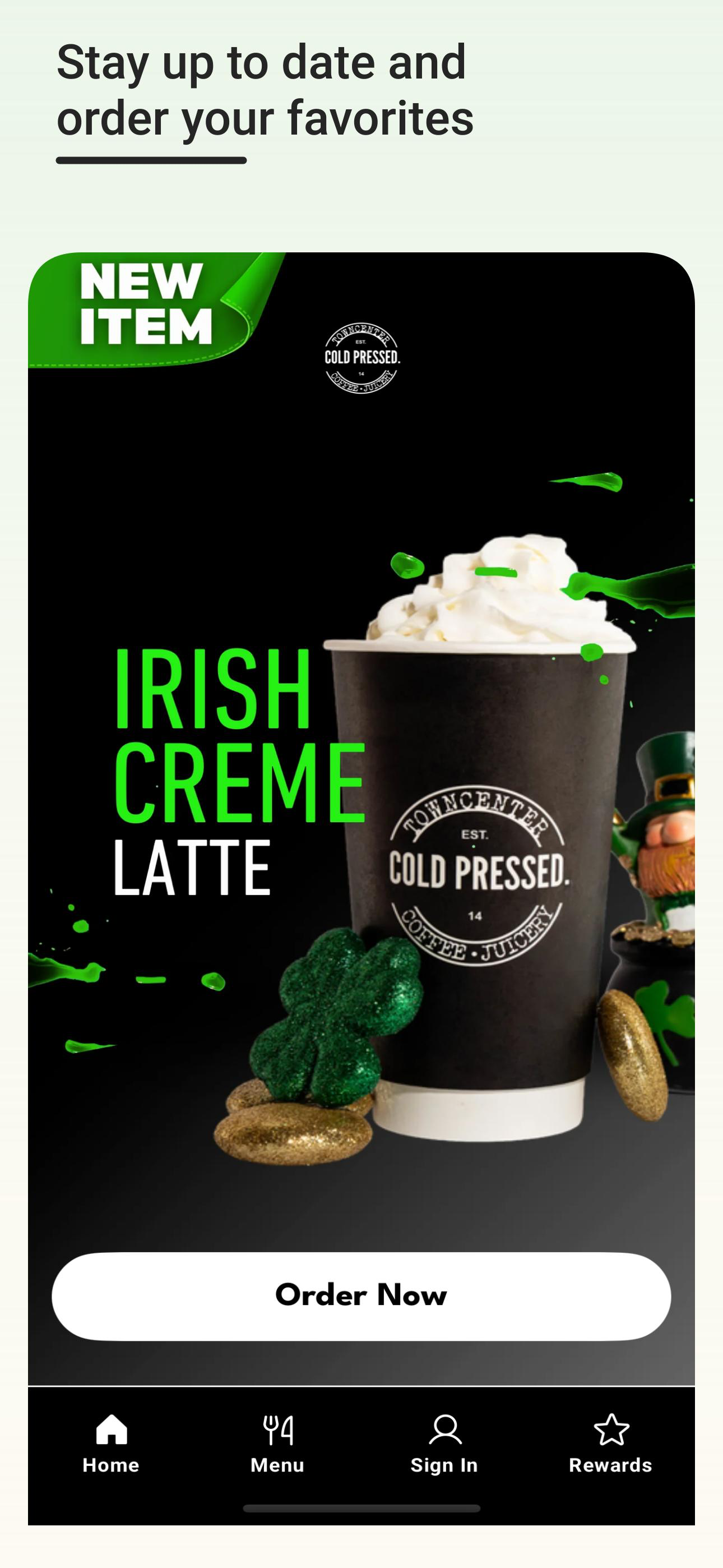 Town Center Cold Pressed App