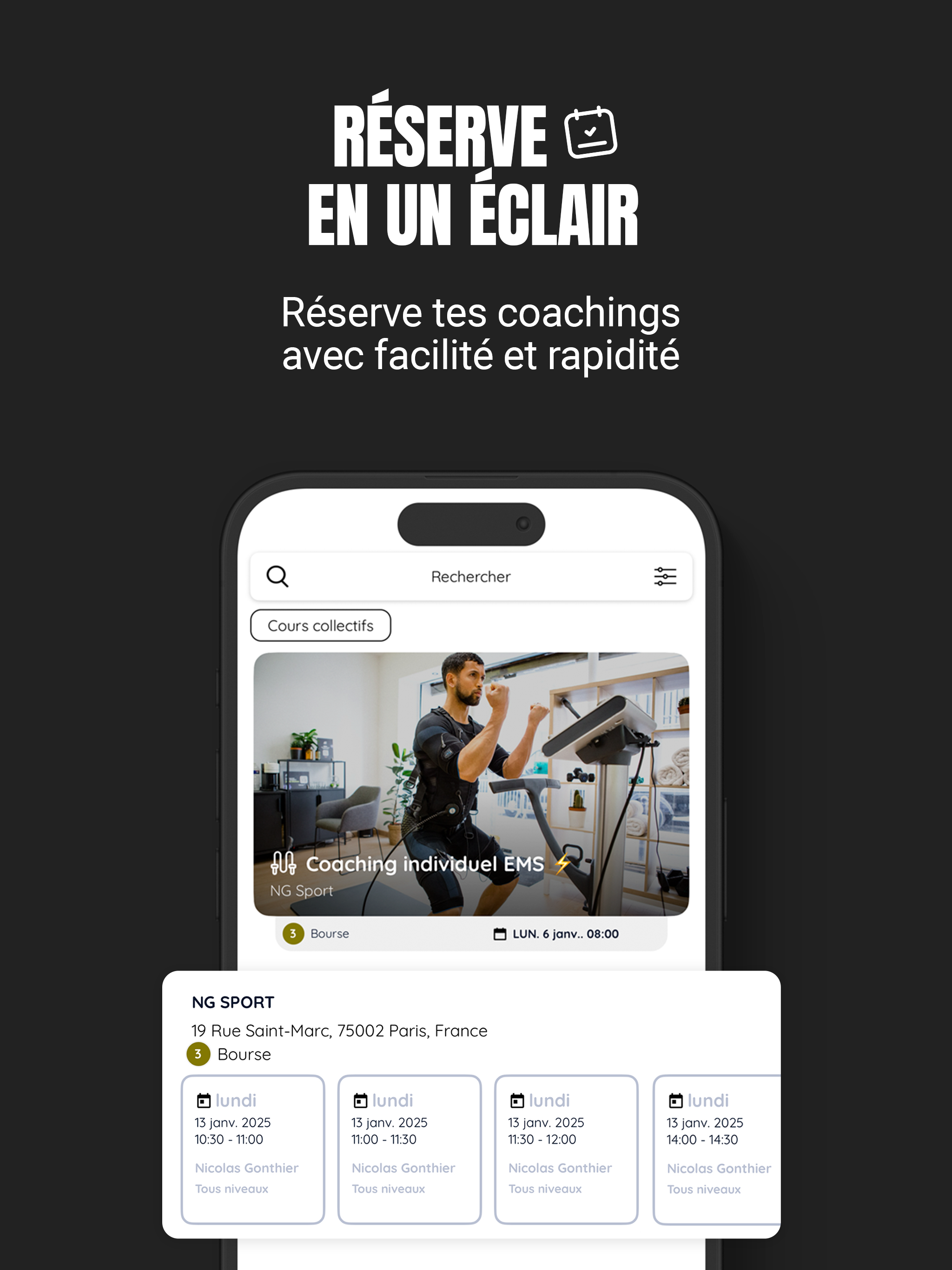 NG Sport - Coaching et EMS