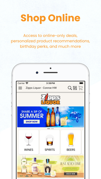 Zipps Liquor Screenshot