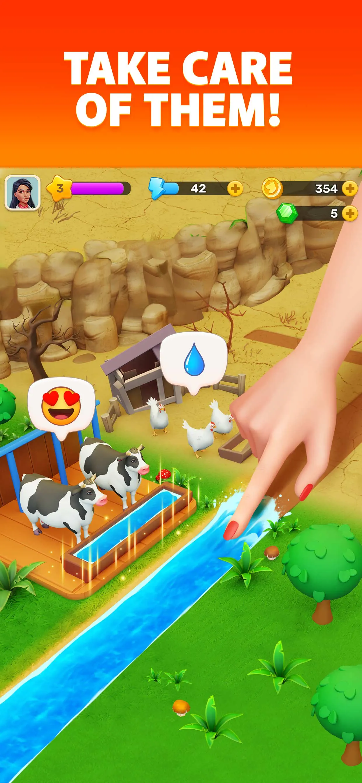 Klondike Adventures: Farm Game screenshot 5