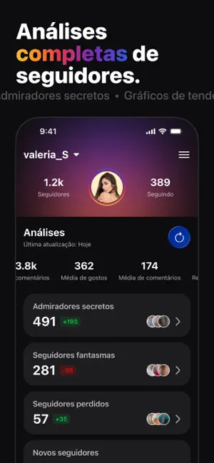 Followers & Unfollowers iPhone screenshot 1