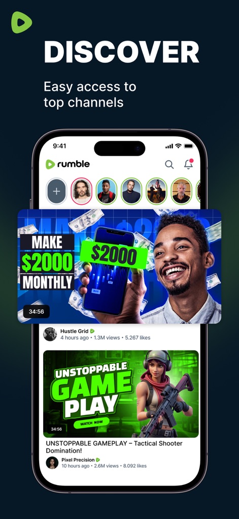 Rumble: Livestreams & Videos - Discover Top Videos