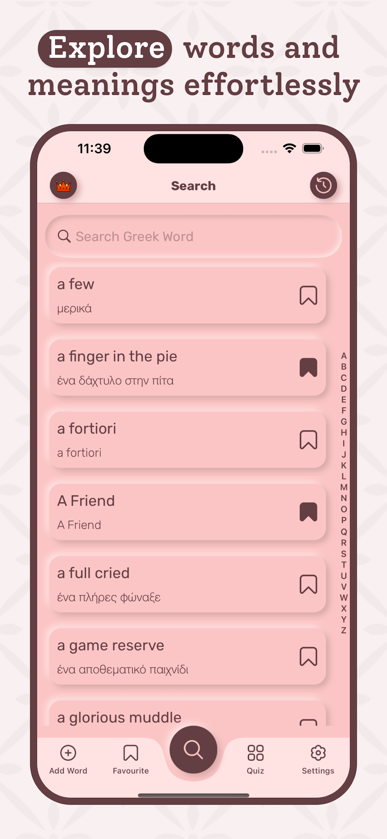 Greek | Greek Dictionary screenshot 4