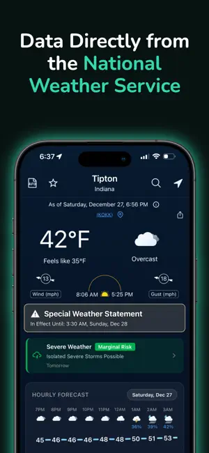 EverythingWeather iPhone screenshot 1