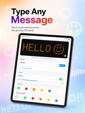 LED Banner Display iPad screenshot