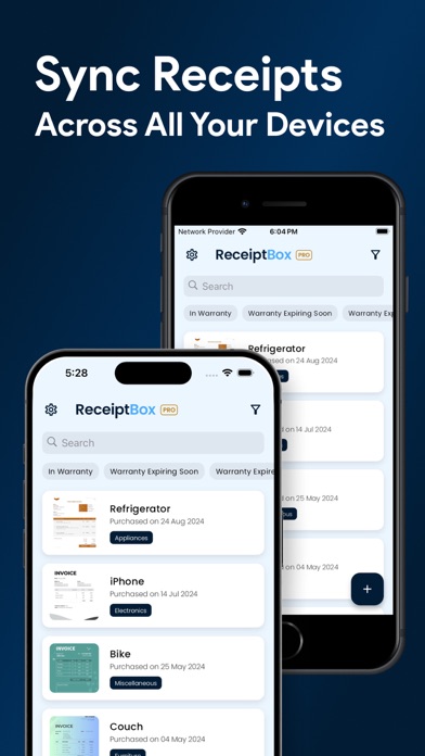 Receipt Organizer : ReceiptBox Screenshot