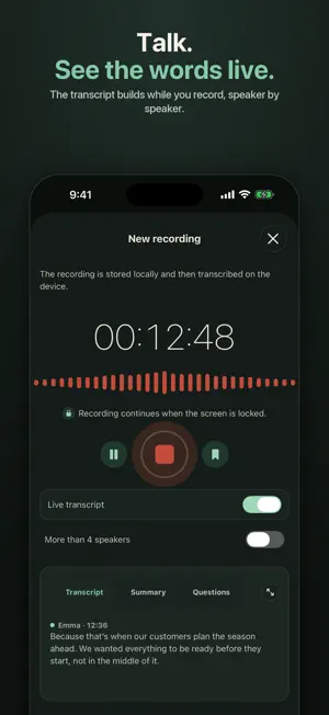 Vocatim: Offline Transcription screenshot 3
