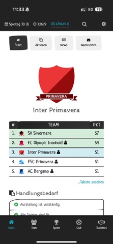 FootballManager.IO screenshot