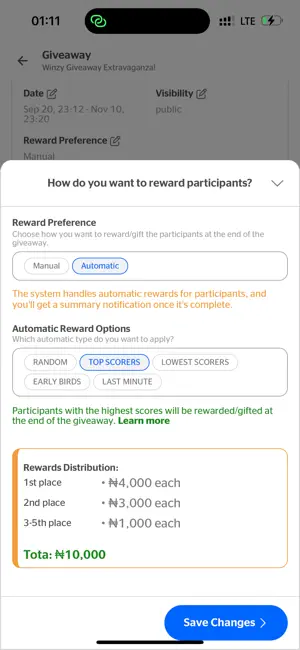 Winzy Social screenshot 4