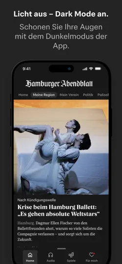 Screenshot von Hamburger Abendblatt News auf dem iPhone 5