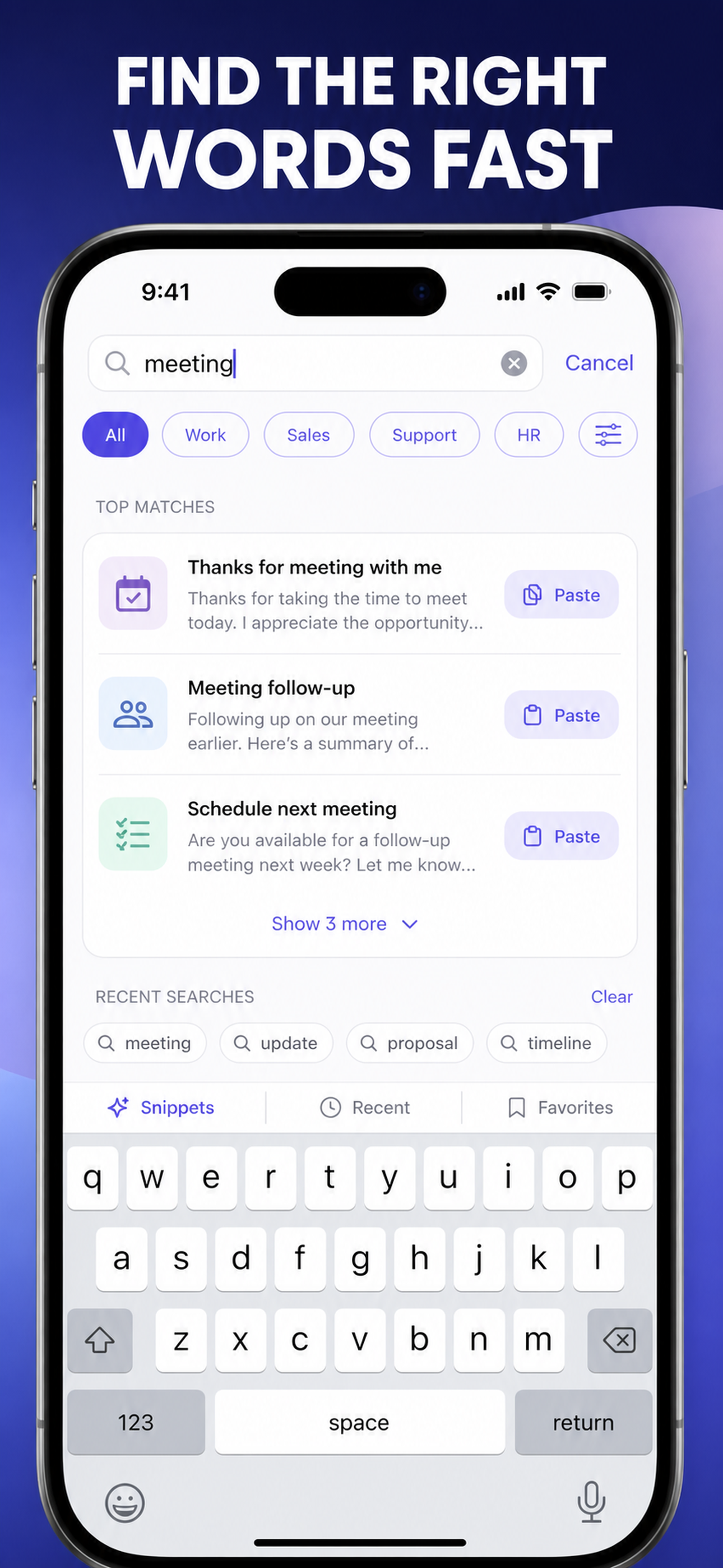 Clipboard Keyboard & Snippets screenshot 6