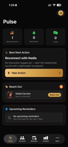 BlackBook - Personal CRM screenshot
