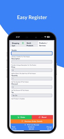 SparkyPOS screenshot