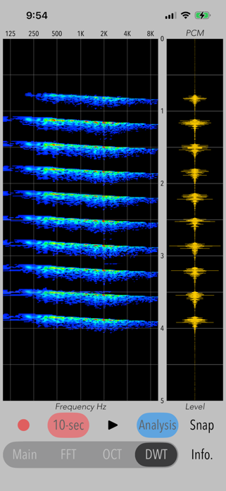 Wavelet Voice Sonogram Screenshot 6 of 10