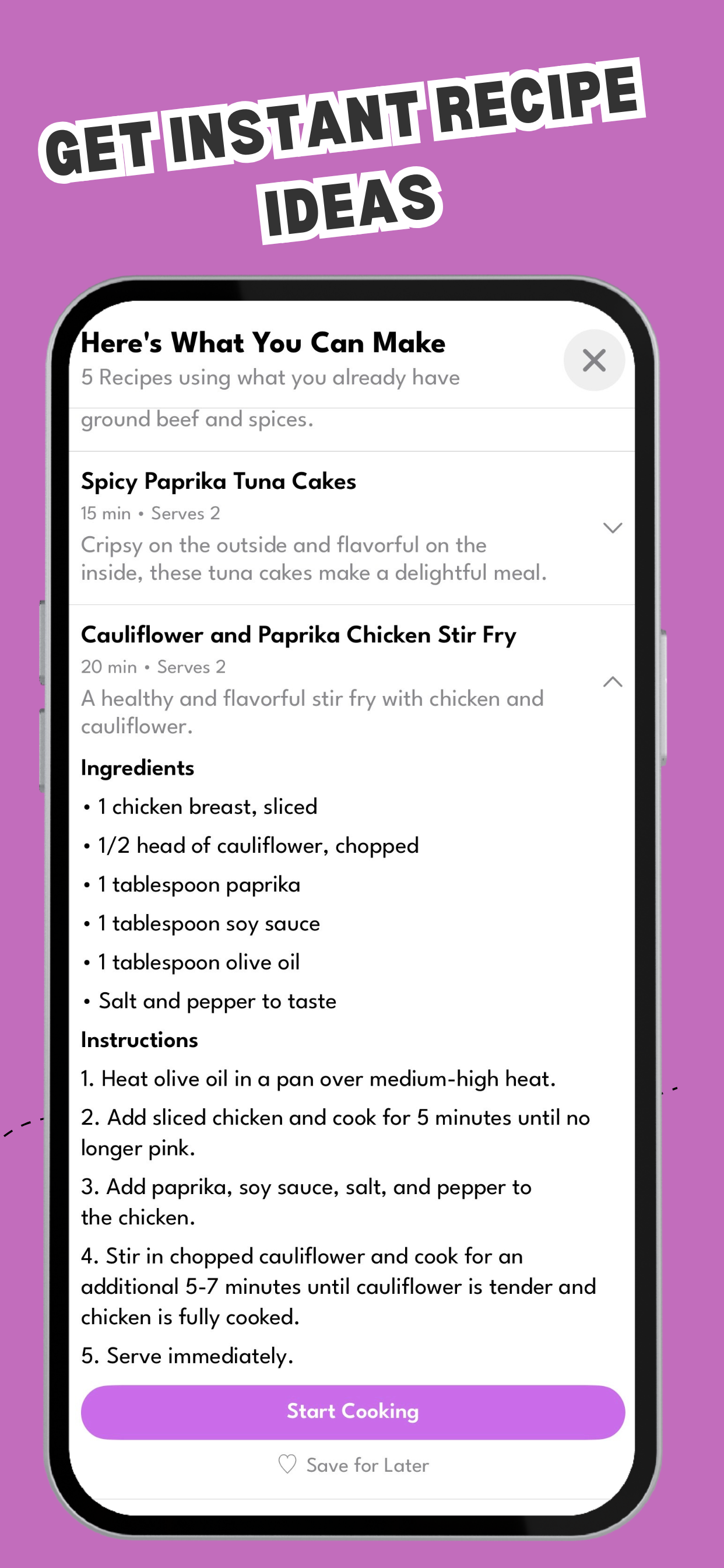 Zestbud: Recipe & Meal Planner