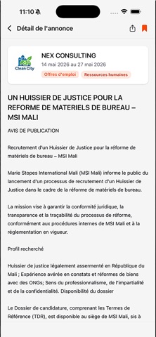 Annonces Mali screenshot