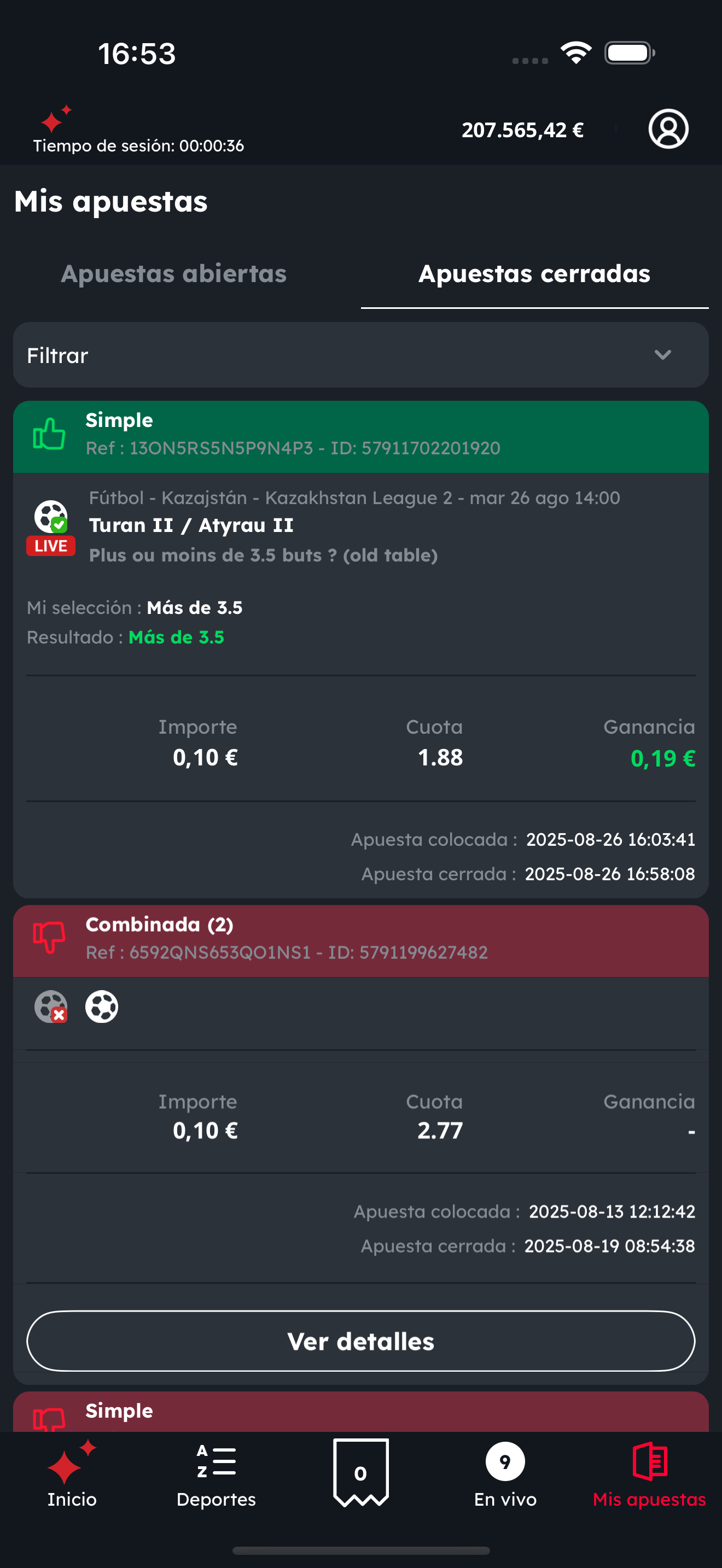 Apuestas en CasinoBarcelona.es screenshot 7