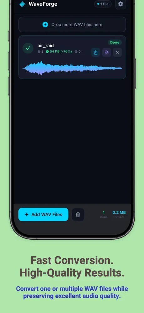 Convert WAV - MP3 screenshot 3