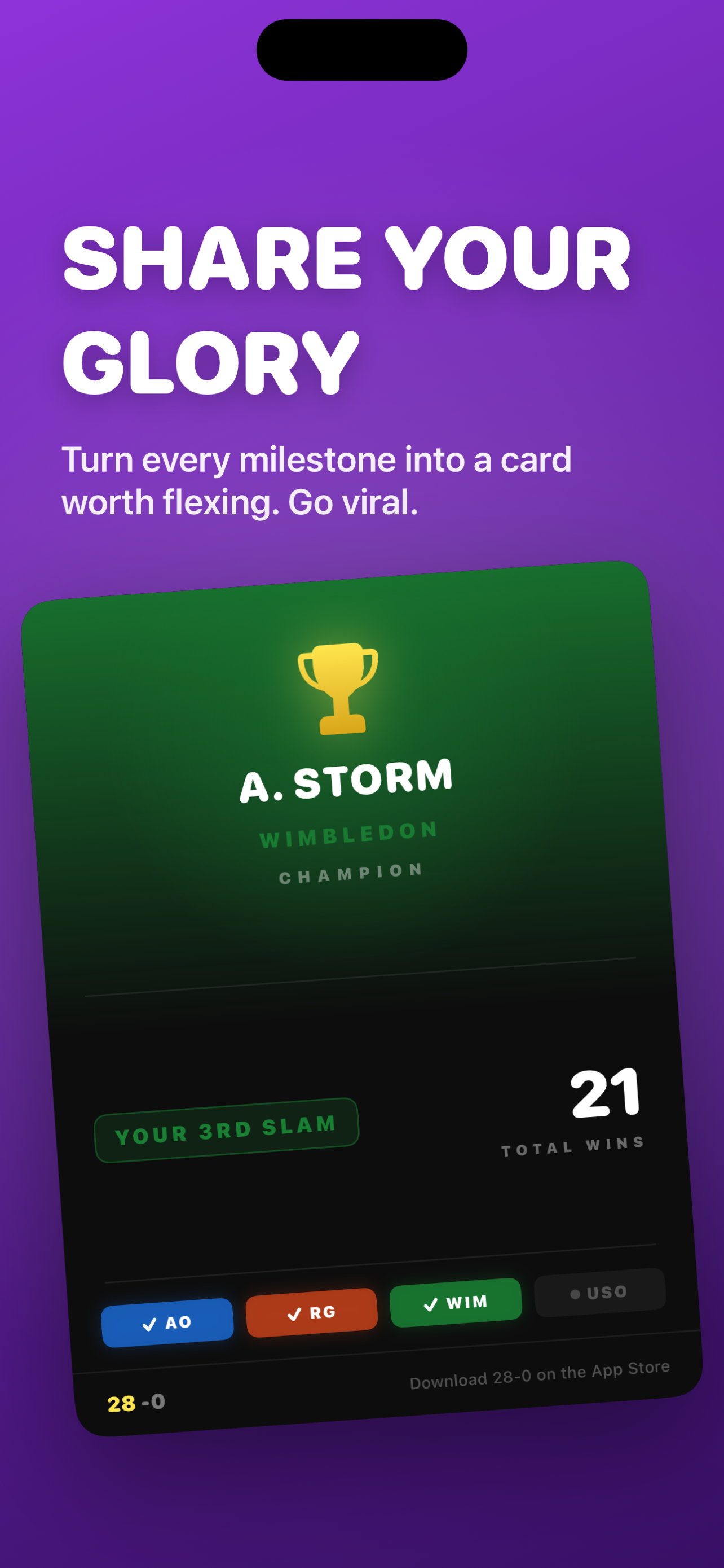 28-0: Tennis Draft Slam screenshot 5