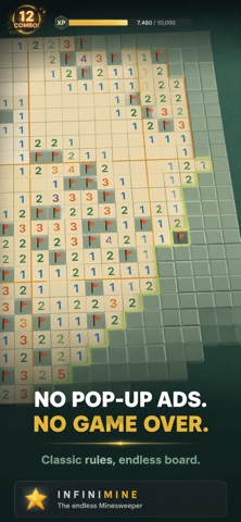 Infinity Sweep: Minesweeper Screenshot 2 of 8