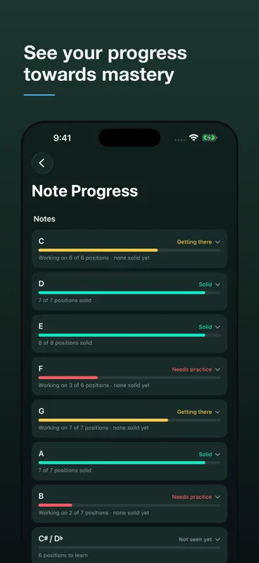 Fretalus: Fretboard Trainer screenshot 4 of 9