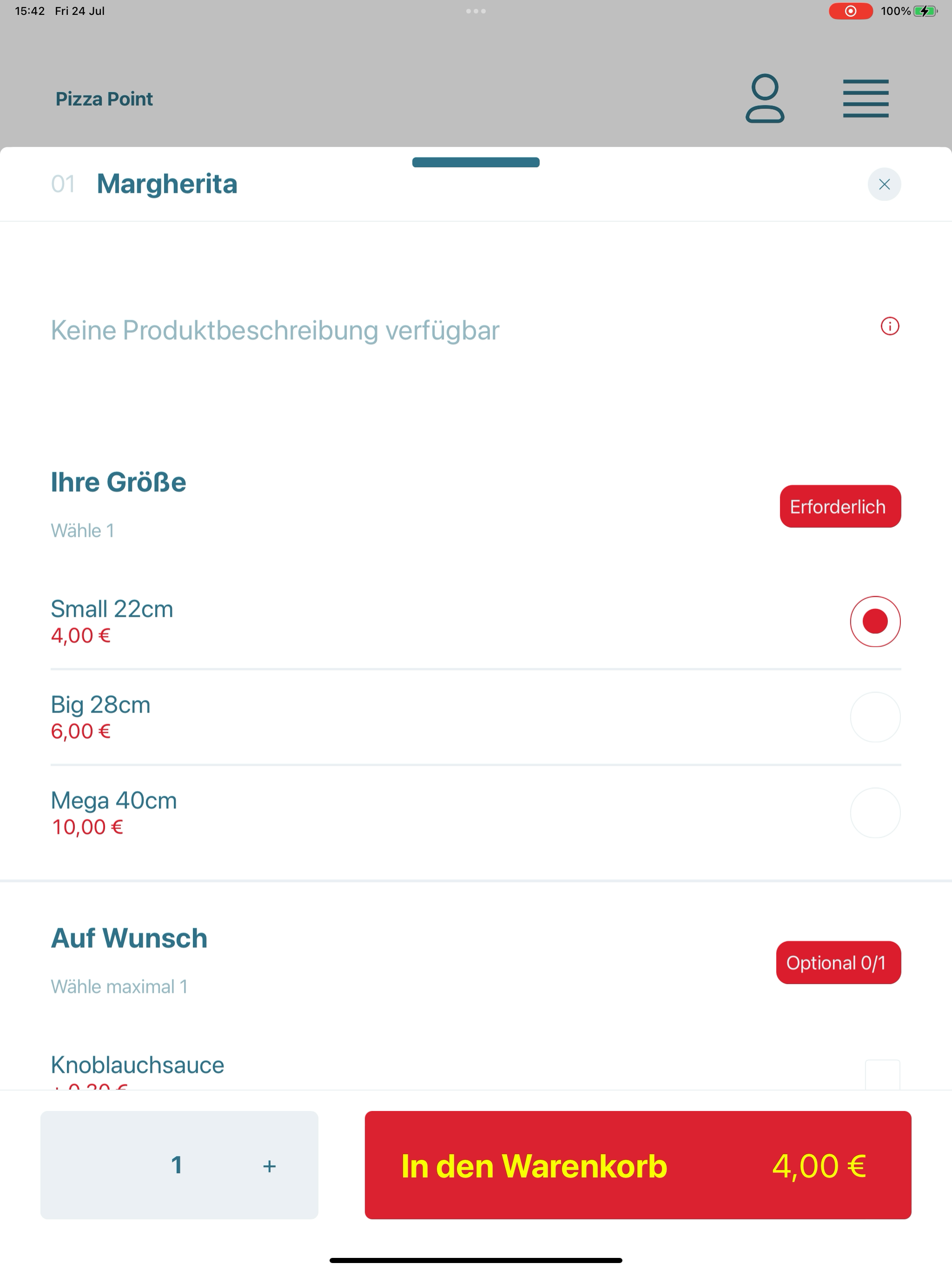 Pizza Point Herne screenshot 16