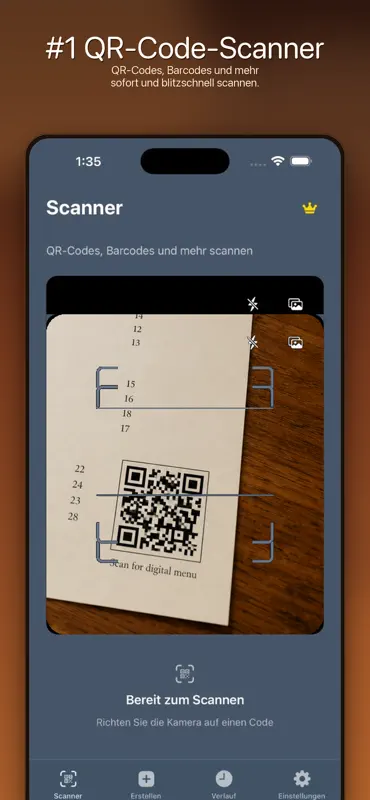 QR-Code-Scanner: QR scannen screenshot 1 of 4