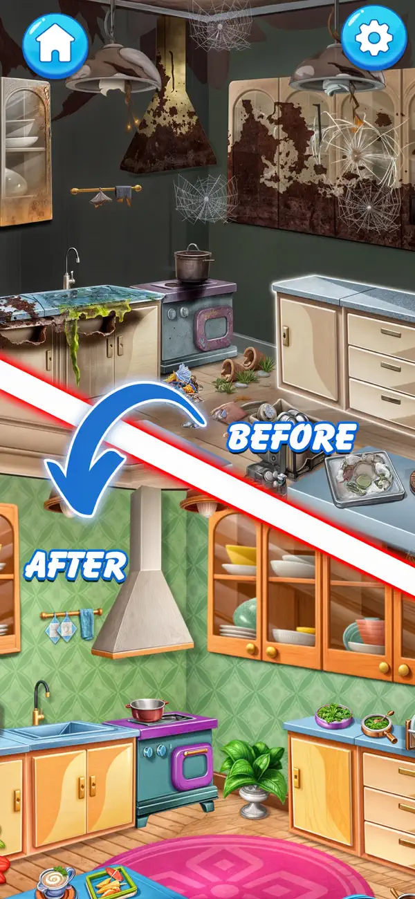 Screenshot #3 pour Home Restoration Fix ASMR Game