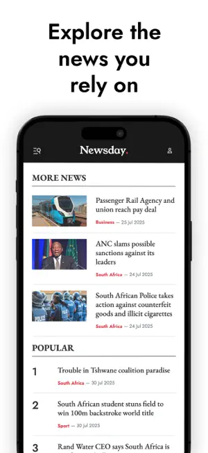 Newsday: SA Breaking News screenshot 2
