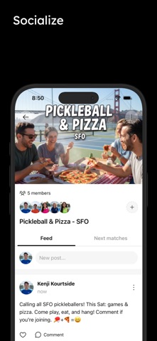 Tweener: Tennis & Pickleball iPhone screenshot