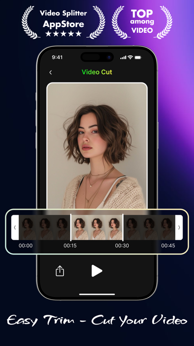Screenshot #1 pour Long Video Splitter: Story Cut