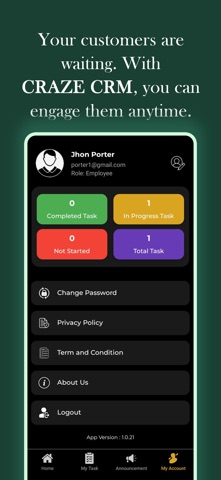Craze CRM screenshot