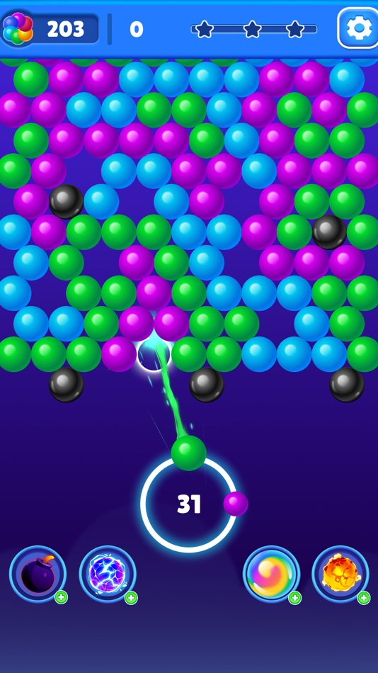 #1. Bubble Rainbow: Pop & Explode (iOS) By: Vira Games Inc.