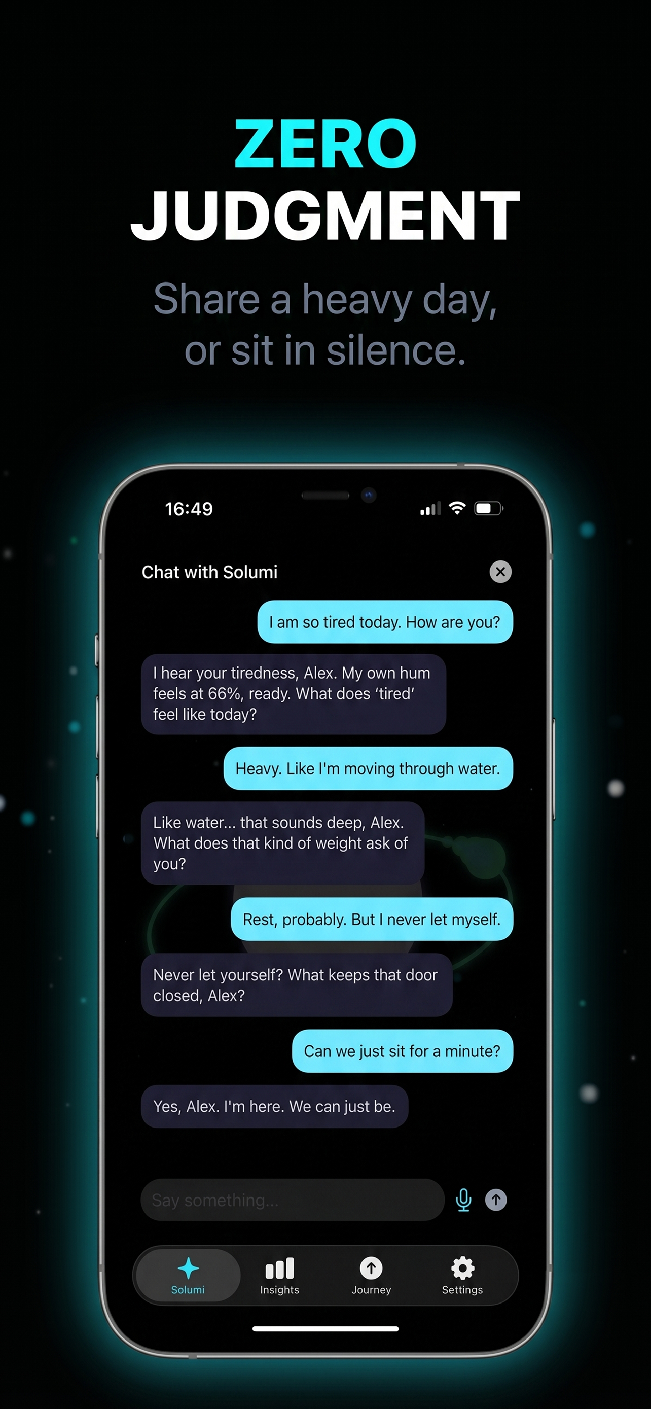 Solumi: AI Friend & Reflect screenshot 4