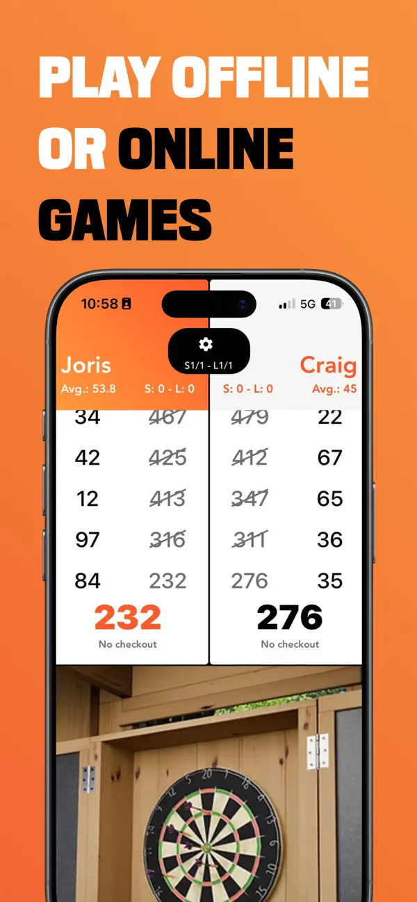 Screenshot #3 pour Dart Scores: Darts Scoreboard