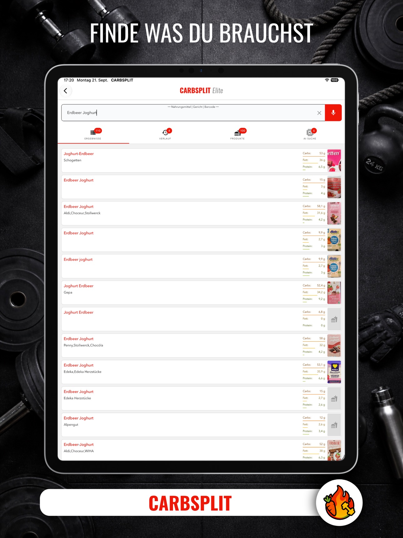 Screenshot 10 of CARBSPLIT