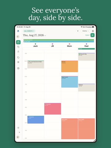 Tapestry Calendar iPad screenshot