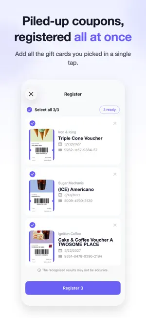 CouponHere - Gifticon Wallet screenshot 3