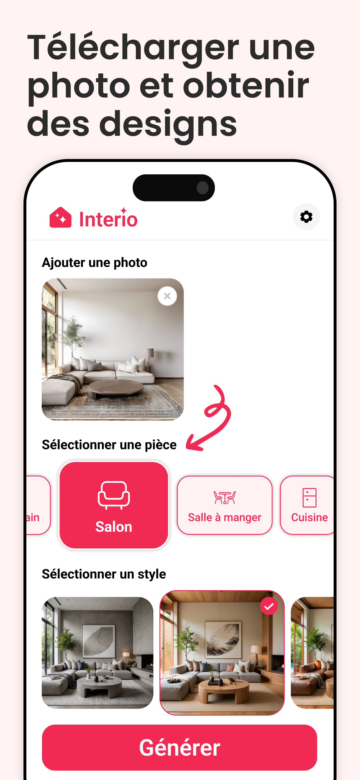 Design Intérieur IA - Interio