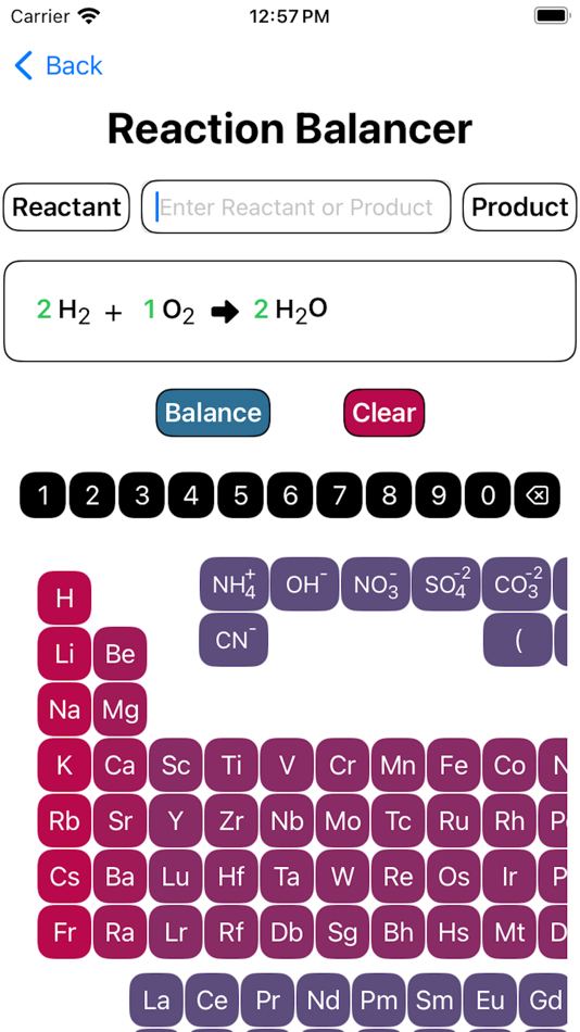 #2. DrPhos' Reaction Balancer (iOS) 由: Monte L Helm