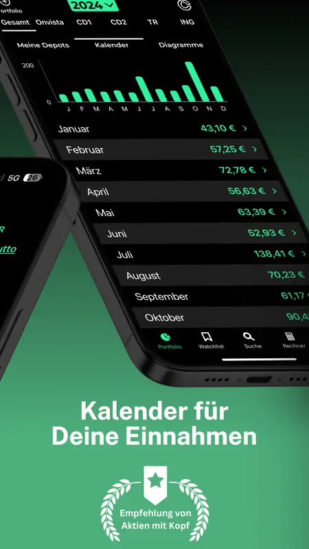 MyDividends24 - Aktien & ETF screenshot 2 of 10
