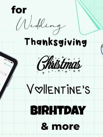 Cutting Fonts iPad screenshot
