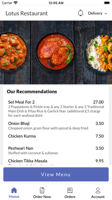 Lotus Restaurant Screenshot