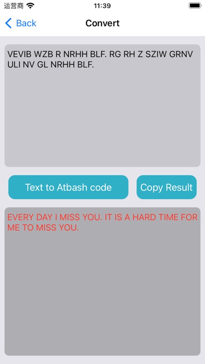 Atbash Code Convert by Giroux Charmaine