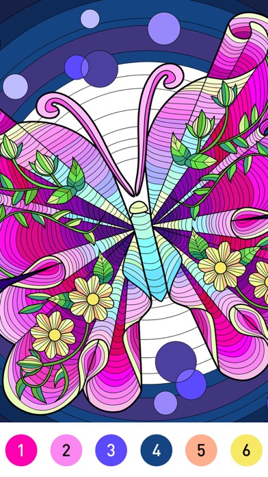 Mandala Coloring Book Game Screenshot