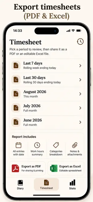 My Work Diary screenshot 3
